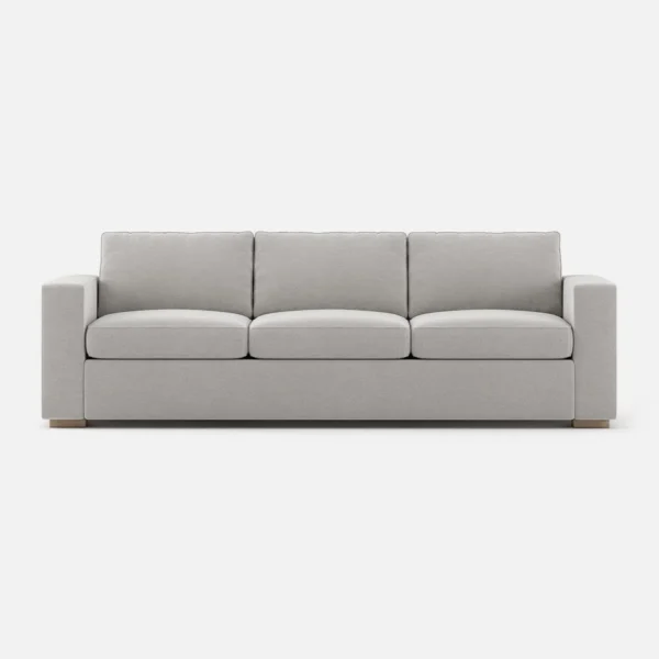 Glozin II Sofa in Latex—Gray